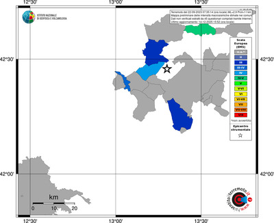 Mappa EMS - territori comuni