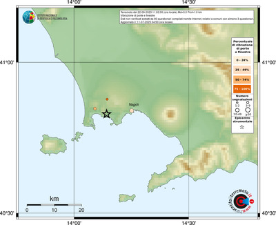 Mappa comuni con almeno 3 questionari