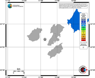 Mappa EMS - territori comuni