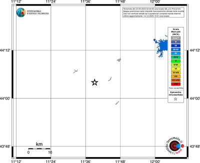 Mappa MCS - territori località