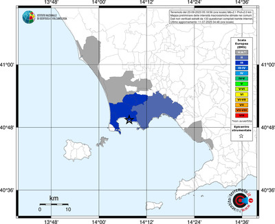 Mappa EMS - territori comunali