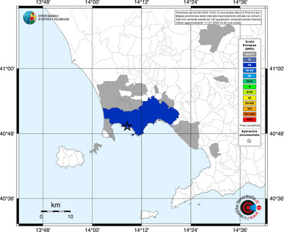 Mappa EMS - territori comunali