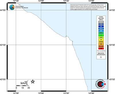 Mappa MCS - territori località