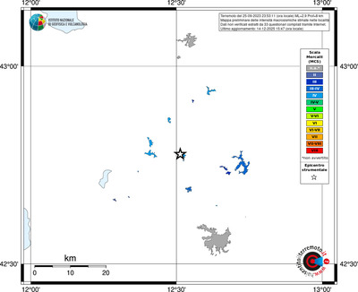 Mappa MCS - territori località