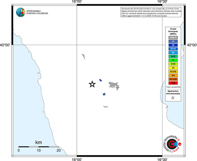 Mappa EMS - territori località