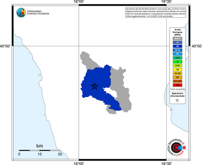 Mappa EMS - territori comuni