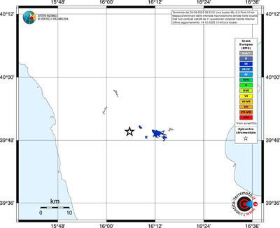 Mappa EMS - territori località