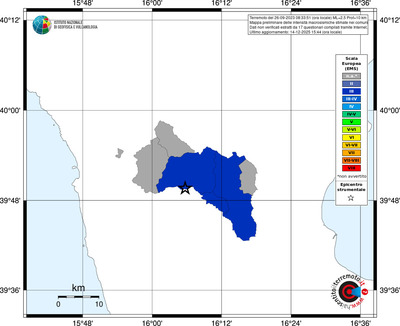 Mappa EMS - territori comuni