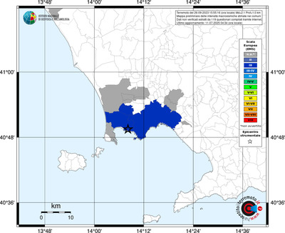 Mappa EMS - territori comunali
