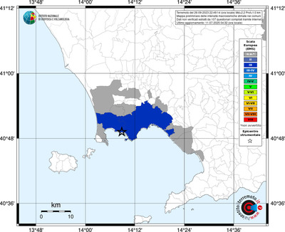 Mappa EMS - territori comunali