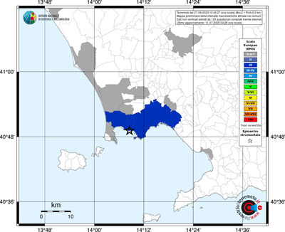 Mappa EMS - territori comunali