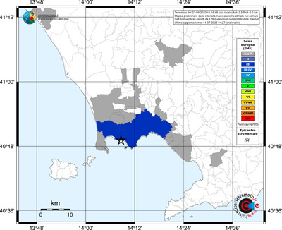 Mappa EMS - territori comunali