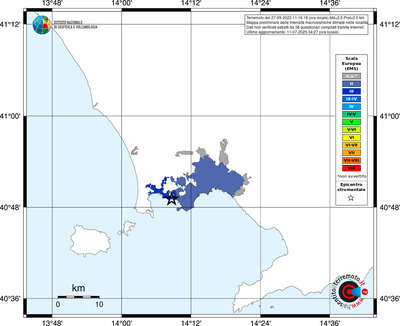 Mappa EMS - territori delle località