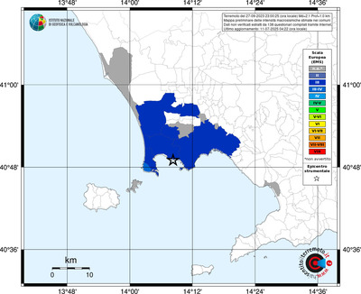 Mappa EMS - territori comunali