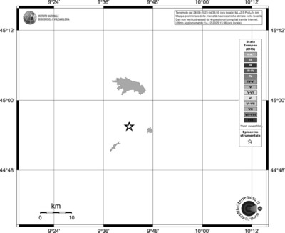 Mappa EMS - territori località
