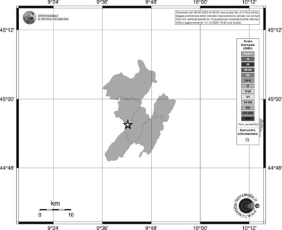 Mappa EMS - territori comuni