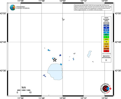 Mappa EMS - territori località