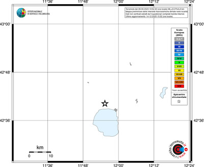 Mappa EMS - territori località
