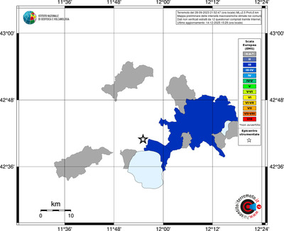 Mappa EMS - territori comuni