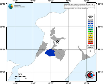 Mappa EMS - territori comuni