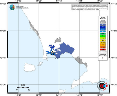 Mappa MCS - territori delle località