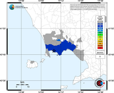 Mappa EMS - territori comunali