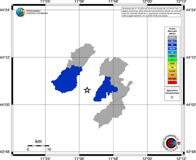 Mappa MCS - territori comuni