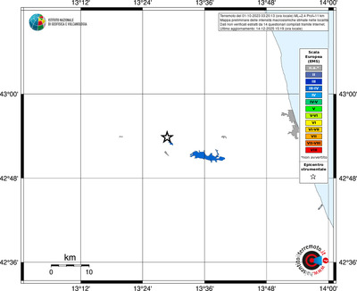 Mappa EMS - territori località