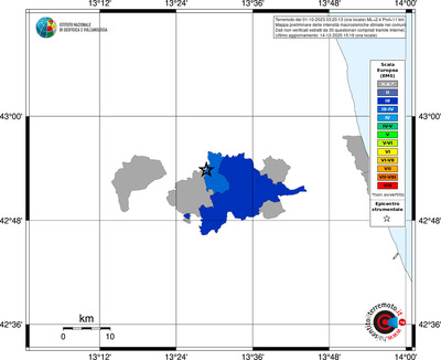 Mappa EMS - territori comuni
