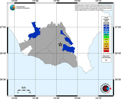Mappa EMS - territori comuni