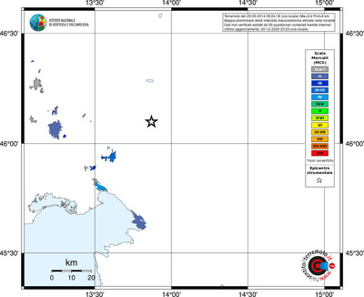 Mappa MCS - territori località