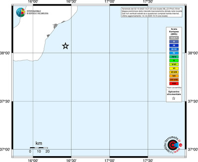 Mappa EMS - territori località