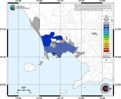 Mappa MCS - territori comunali