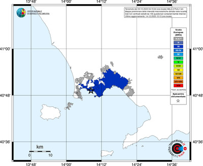 Mappa EMS - territori località