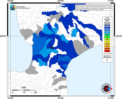 Mappa EMS - territori comunali