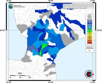 Mappa MCS - territori comunali