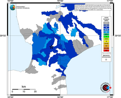 Mappa EMS - territori comuni