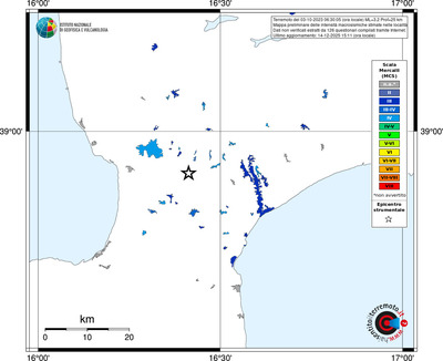 Mappa MCS - territori località