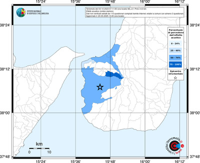 Mappa territorio comunale con almeno 3 questionari