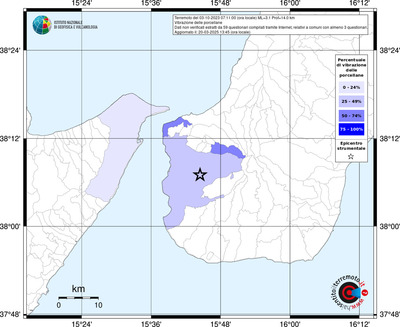 Mappa territorio comunale con almeno 3 questionari