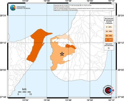 Mappa territorio comunale con almeno 3 questionari