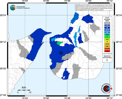 Mappa EMS - territori comunali