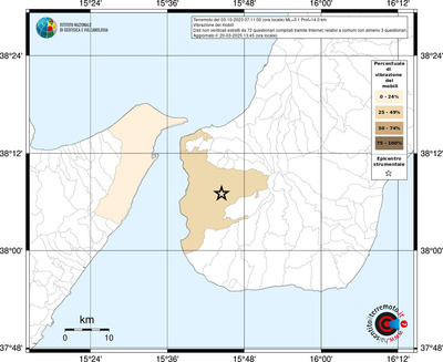 Mappa territorio comunale con almeno 3 questionari