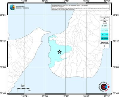 Mappa territorio comunale con almeno 3 questionari