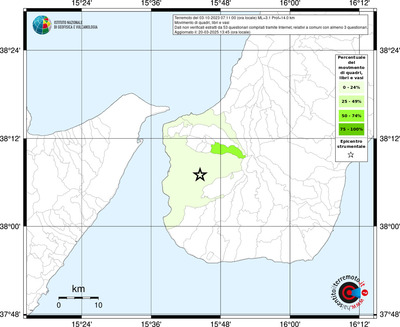 Mappa territorio comunale con almeno 3 questionari