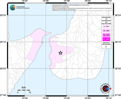 Mappa territorio comunale con almeno 3 questionari