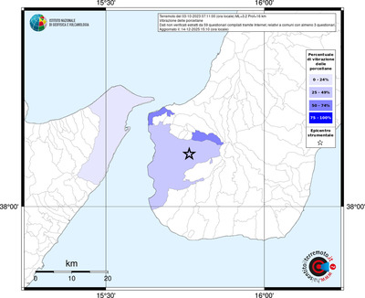 Mappa territorio comunale con almeno 3 questionari