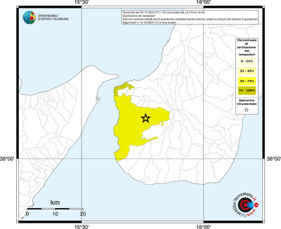 Mappa territorio comunale con almeno 3 questionari