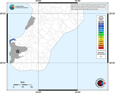 Mappa MCS - territori comunali