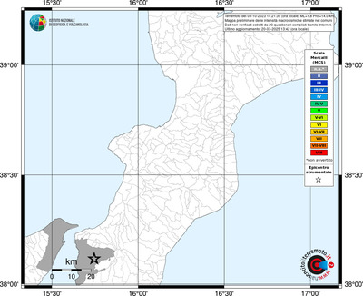 Mappa MCS - territori comunali
